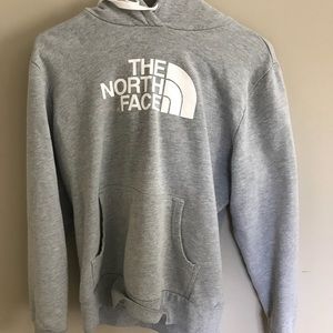 Classic Grey North Face Hoodie